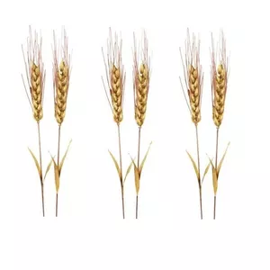 دکوری برنجی مدل گندم بسته 6 عددی