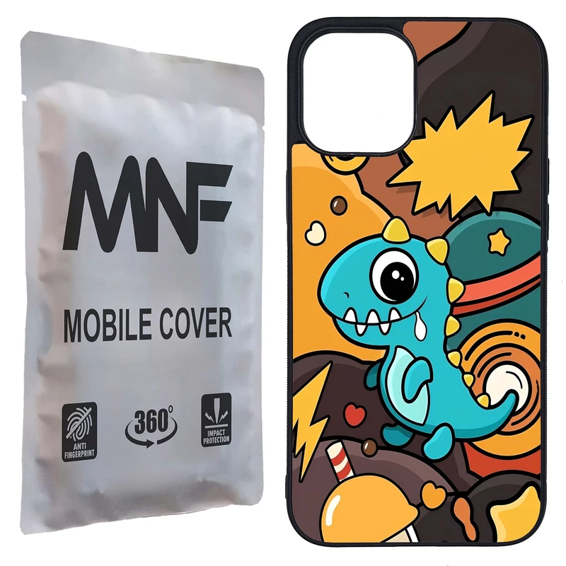 کاور ام ان اف طرح Cute Dinosaur کد P-193 مناسب برای گوشی موبایل اپل iPhone 12 Pro Max