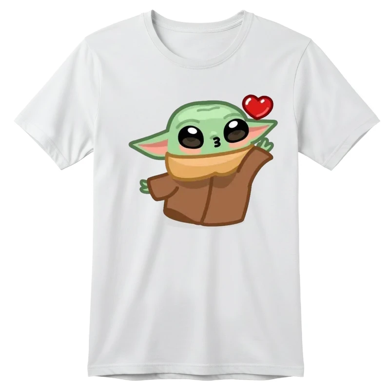 تی‌شرت آستین کوتاه بچگانه مدل بیبی یودا کد p10 