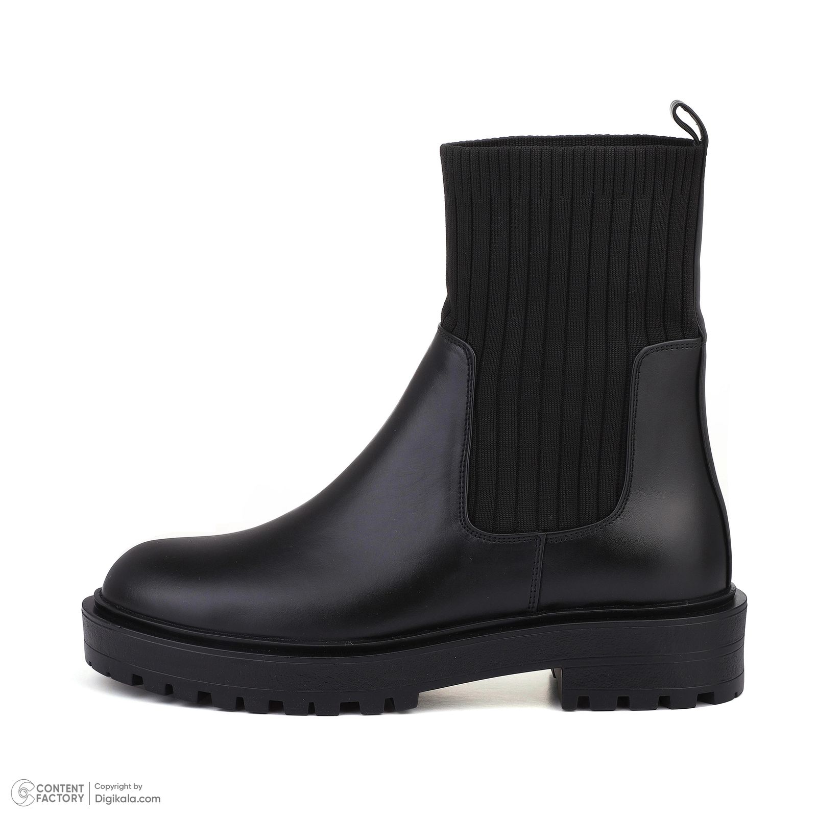 نیم بوت زنانه چرم مشهد مدل J2641-001 -  - 5