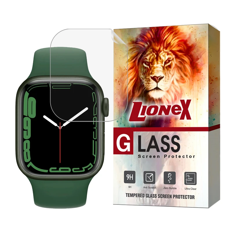 محافظ صفحه نمایش نانو لایونکس مدل MTBWL مناسب برای اپل واچ Series 7 Aluminum / 8 / 9 41 mm