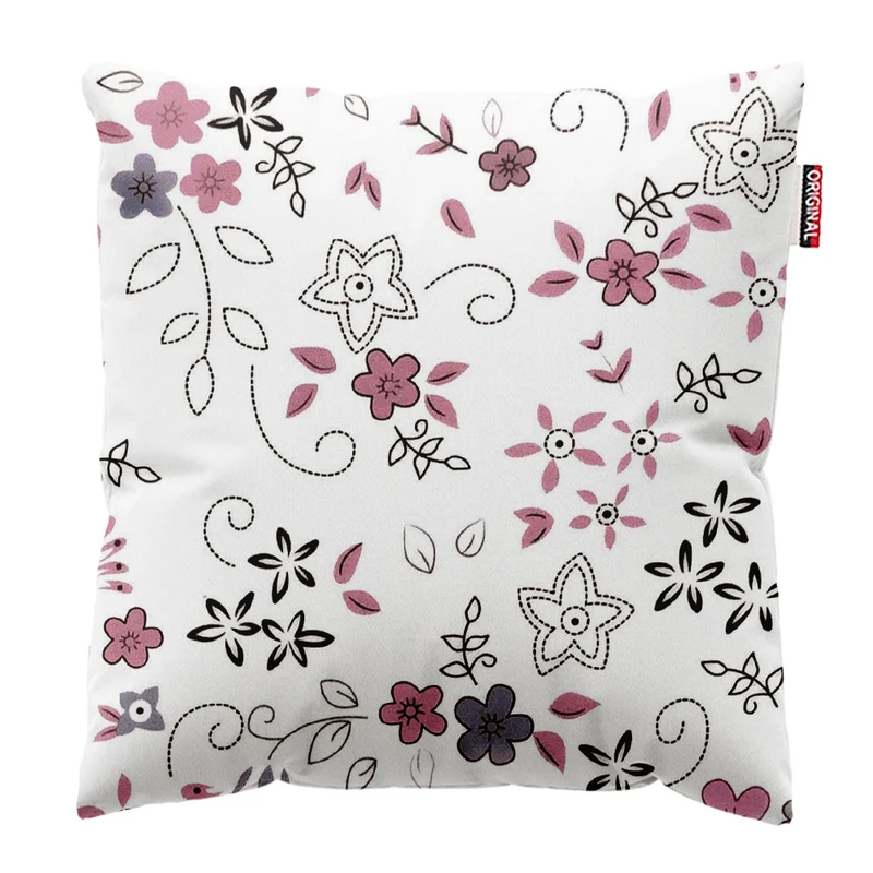 کوسن پاد آفرین طرح گل کد 2390 سایز 40*40 سانتی متر
