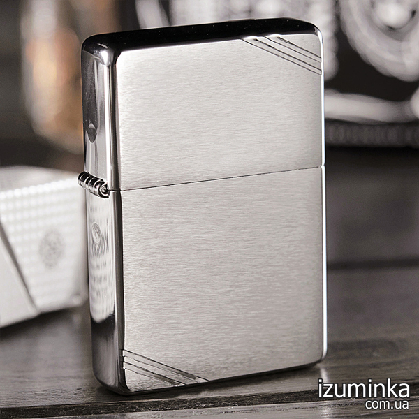 فندک زیپو مدل 230 -VINTAGE BR/FIN.CHROME