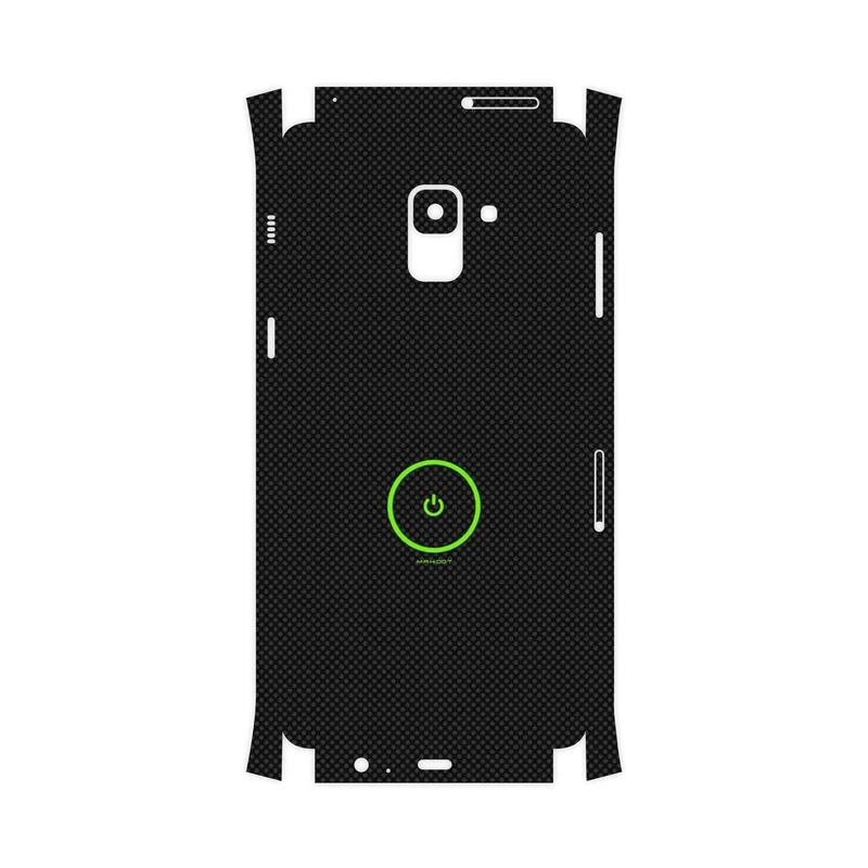 برچسب پوششی ماهوت مدل Minimal Power Button-FullSkin مناسب برای گوشی موبایل سامسونگ Galaxy A8 Plus 2018