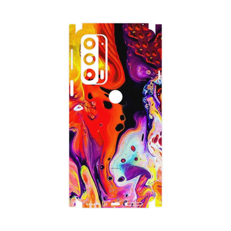 برچسب پوششی ماهوت مدل Abstract Oil Art-FullSkin مناسب برای گوشی موبایل موتورولا Edge 20