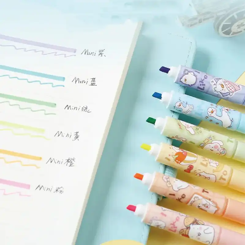 ماژیک علامت گذار مدل H168 بسته 6 عددی