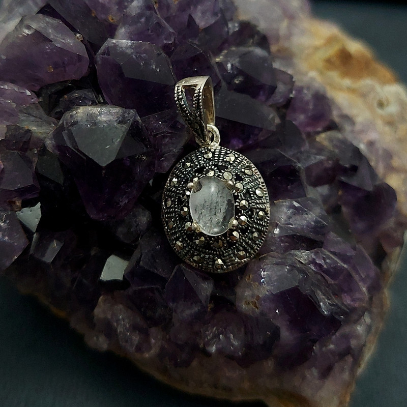 آویز گردنبند نقره زنانه مدل VM6483