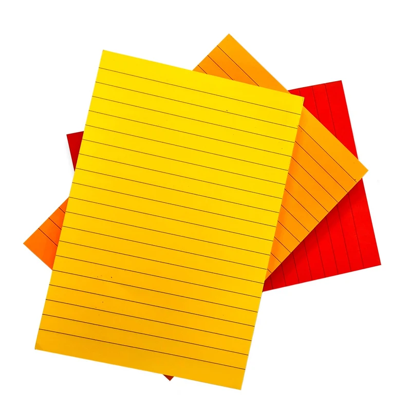 کاغذ یادداشت چسب دار A6 مدل sa6 بسته 3 عددی