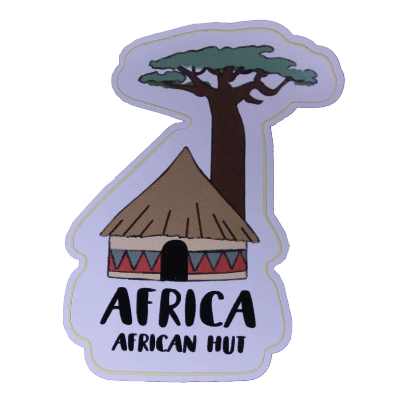 استیکر مدل سفر طرح آفریقا