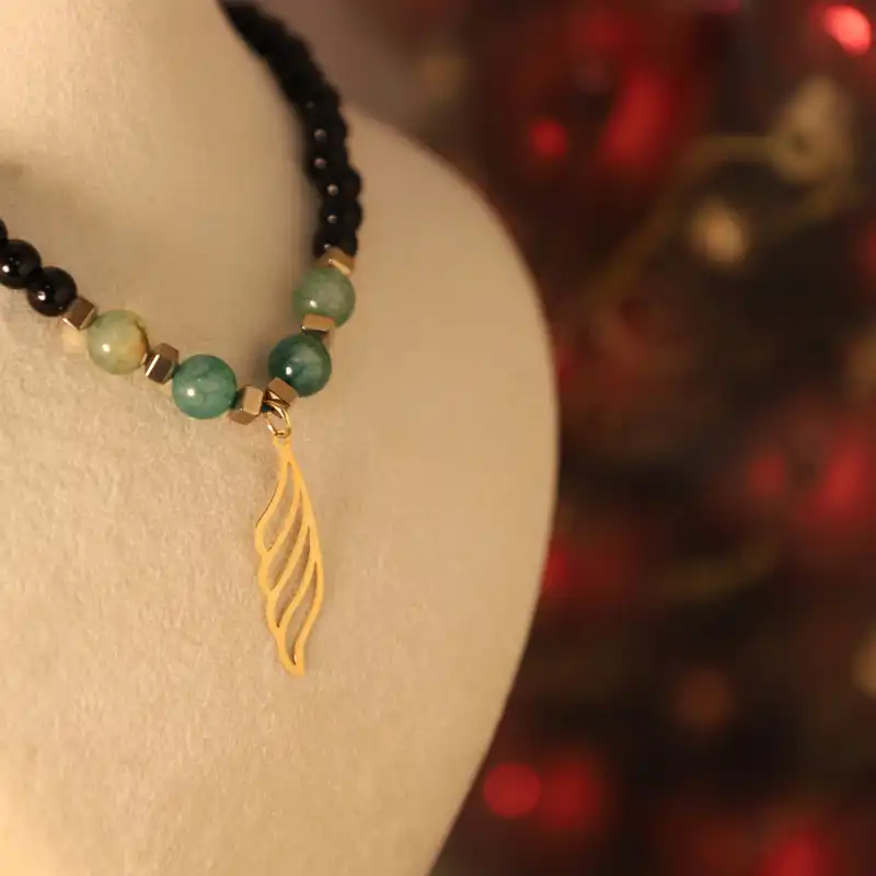 گردنبند طلا 18 عیار زنانه الن نار مدل بال کد EN10396