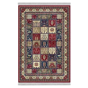 فرش پارچه‌ای دفه مدل فرشینه طرح مدرن کد 8055