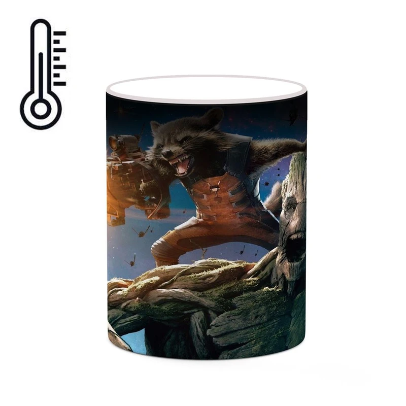 ماگ حرارتی کاکتی مدل Rocket Raccoon کد mgh39779