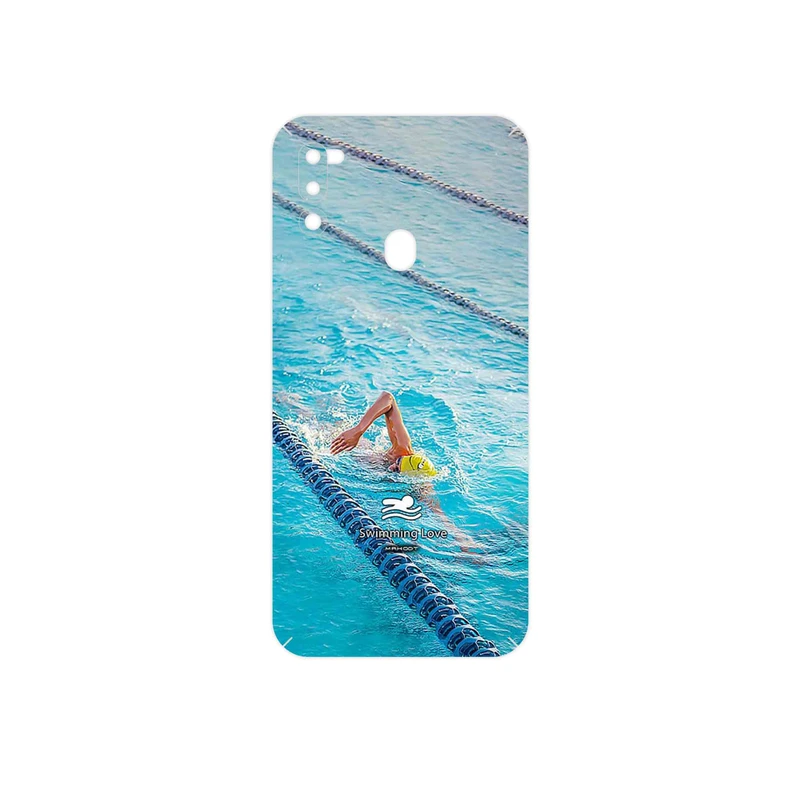 برچسب پوششی ماهوت مدل Swimming مناسب برای گوشی موبایل سامسونگ Galaxy M21 (2021) Edition