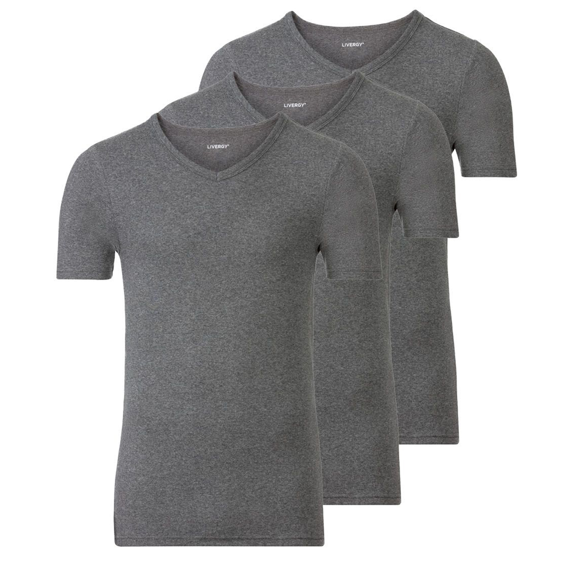 زیرپوش آستین دار مردانه لیورجی مدل p359169 بسته 3 عددی