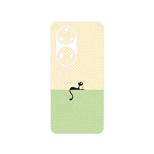 MAHOOT Minimal Internet Cat Icon Cover Sticker for Huawei P50 Pro
