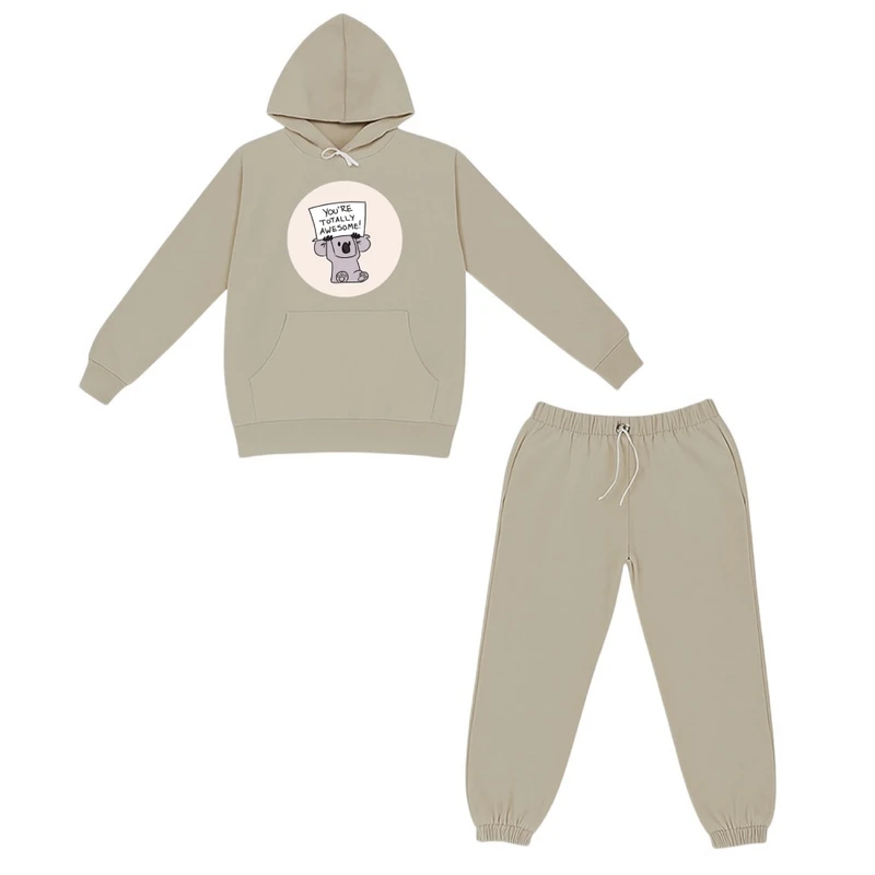 ست هودی و شلوار راحتی بچگانه مدل کوالا کد v5 