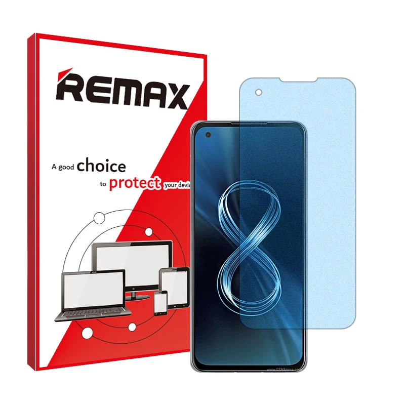 محافظ صفحه نمایش مات ضداشعه آبی ریمکس مدل Resistant مناسب برای گوشی موبایل ایسوس Zenfone 8