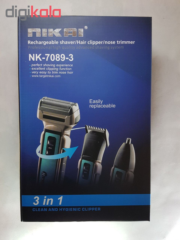 ماشین اصلاح صورت نیکای مدل nk-7089-3