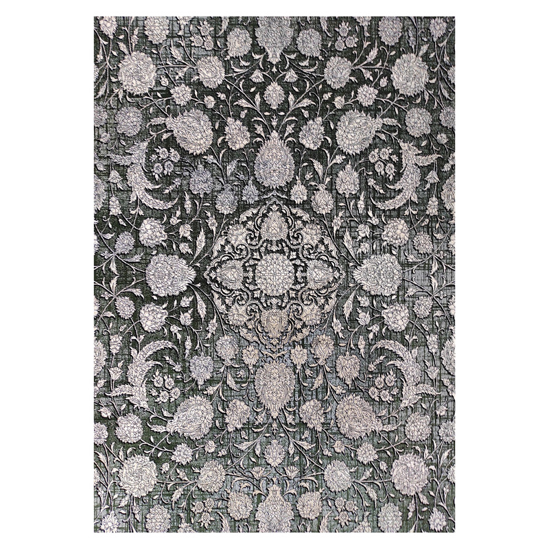 فرش ماشینی 1200 شانه فرش مشهد زمینه فیلی حاشیه فیلی مدل 803301