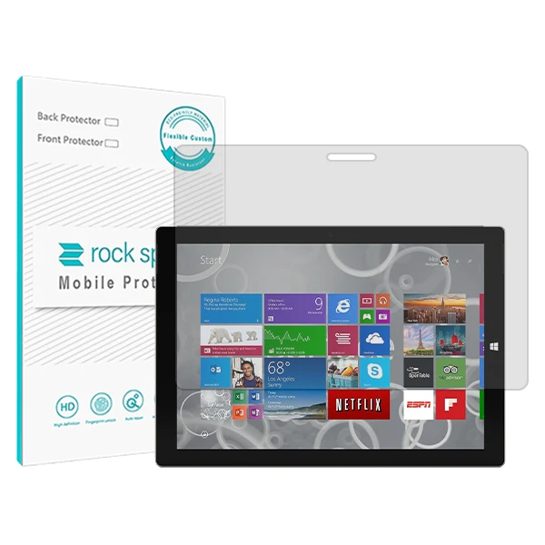 محافظ صفحه نمایش شفاف راک اسپیس مدل HyGEL مناسب برای تبلت مایکروسافت Surface Pro 3