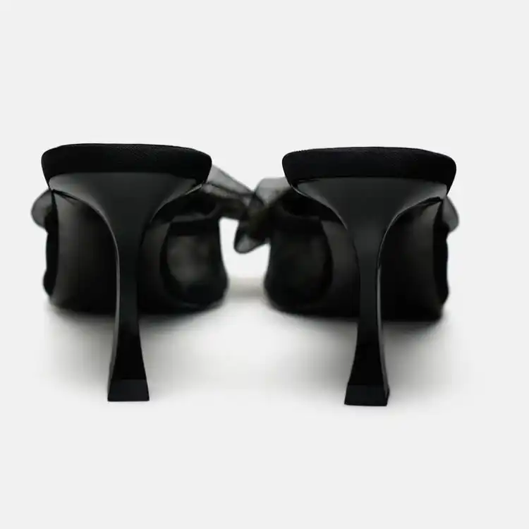 کفش زنانه مدل MULES WITH TULLE BOW-2810210