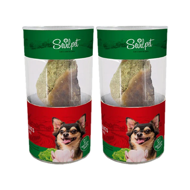 تشویقی سگ سویل پت مدل Cattle Hooves Chicken Vegi Filled وزن 150 گرم بسته 2 عددی