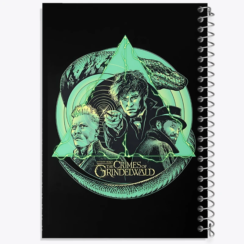 دفتر نقاشی 50 برگ خندالو طرح The Crimes of Grindelwal کد N5707