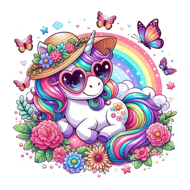 استیکر پارچه و لباس پاد آفرین مدل کارتونی کد S802