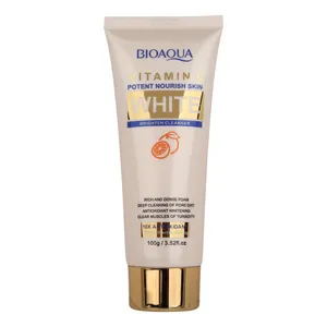 فوم شستشوی صورت بی آکوا مدل Vitamin C مناسب برای انواع پوست وزن 100 گرم