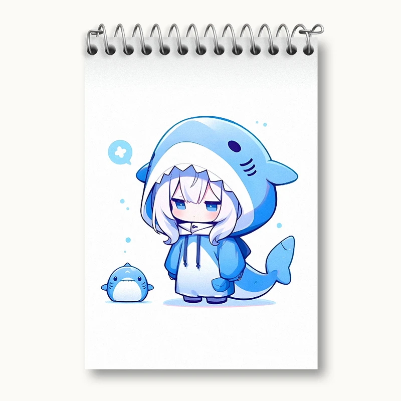 دفتر یادداشت 50 برگ خندالو طرح دخترانه کیوت کد N2093