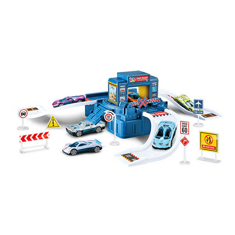 کیت ماشین بازی مدل طرح کارواش کد 012