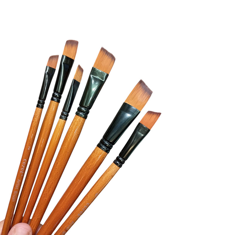 قلم مو سرکج مدل کوروت 04 مجموعه 6 عددی