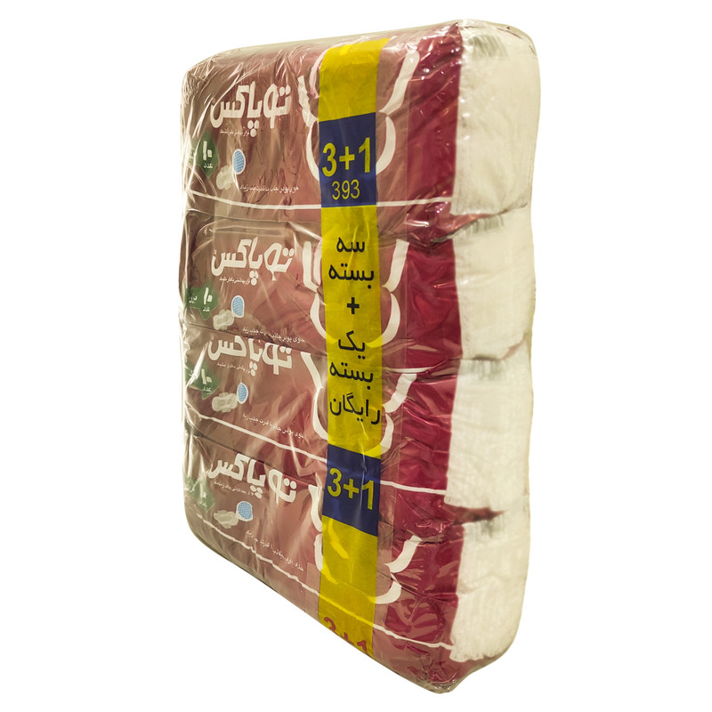 نوار بهداشتی توپاکس مدل TPX_sef-Eid10 بسته 4 عددی نوار بهداشتی توپاکس مدل TPX_sef-Eid10 بسته 4 عددی