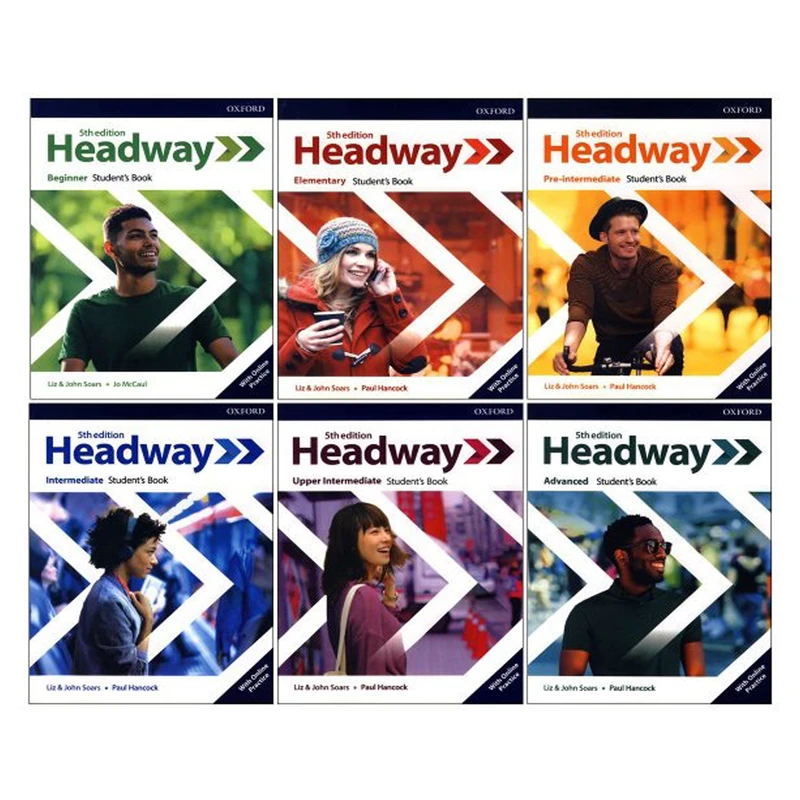 کتاب Headway 5th اثر جمعی از نویسندگان انتشارات هدف نوین 6 جلدی