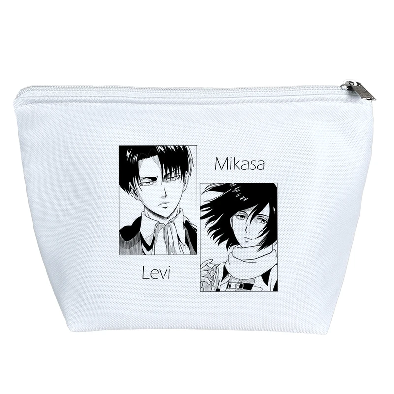 کیف لوازم آرایش دخترانه خندالو مدل میکاسا و لیوای انیمه اتک آن تایتان کد H364