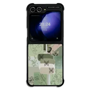 AKAM AMC-WSGZFLIP5-GREEN-4 Cover For Samsung Galaxy Z Flip 5