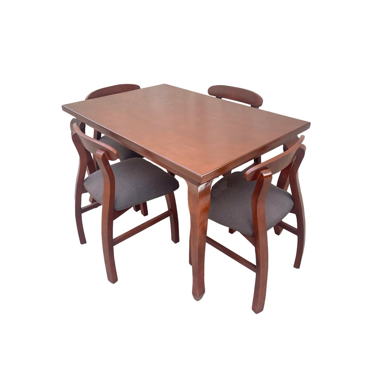 میز و صندلی ناهارخوری 4 نفره گالری چوب آشنایی مدل 854