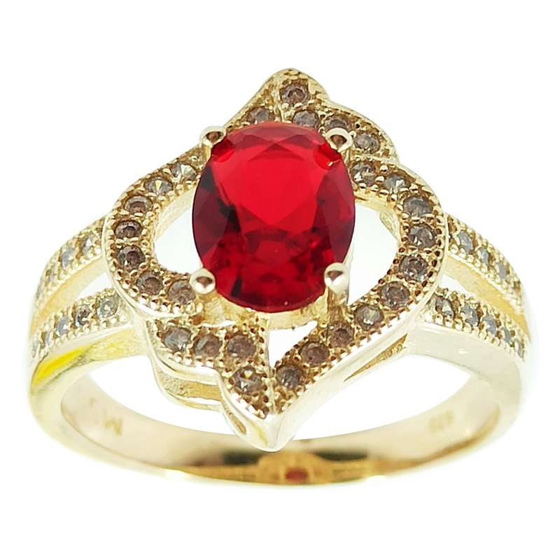 انگشتر زنانه مدل یاقوت ys-As12