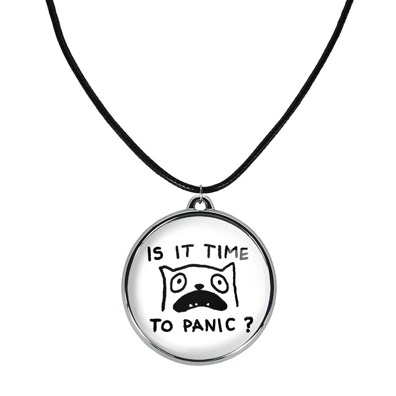 گردنبند خندالو مدل گربه ترسو کد 2929229293