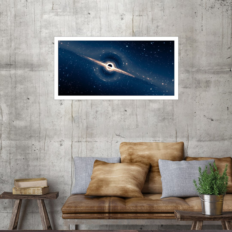 تابلو بکلیت طرح کهکشان و قمر مدل W-S4476