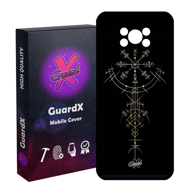 کاور گارد ایکس طرح Shape مدل Glass10238 مناسب برای گوشی موبایل شیائومی Poco X3 Pro