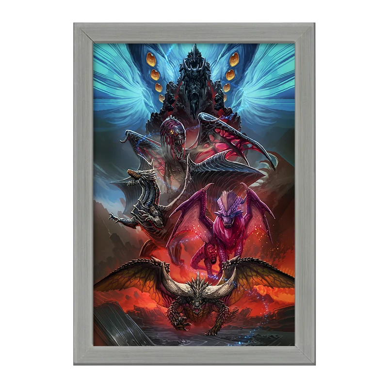 تابلو خندالو طرح بازی شکارچی هیولا (Monster Hunter) کد 33282