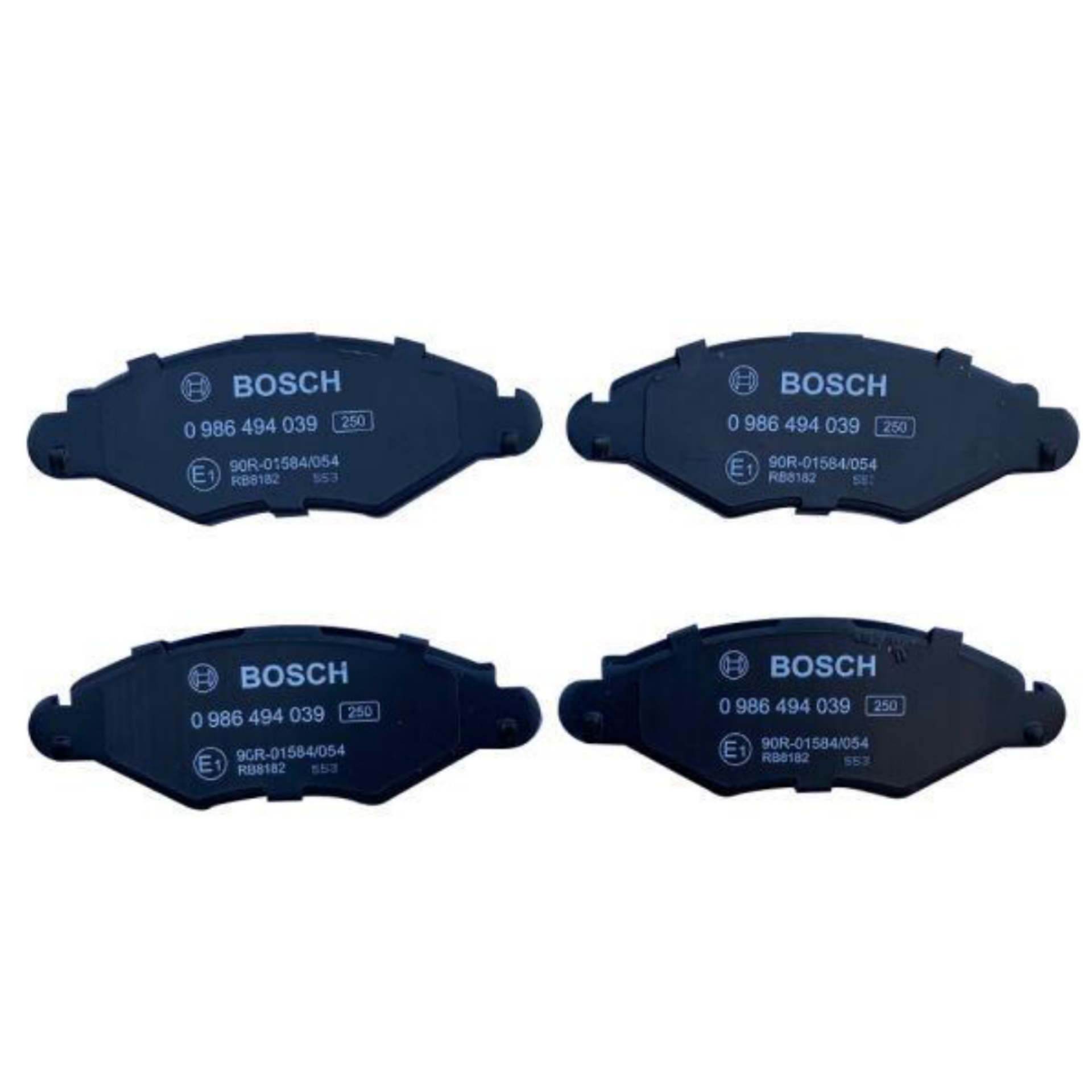 لنت ترمز چرخ جلو بوش کد 0986494039 مناسب برای 206 تیپ 2_3