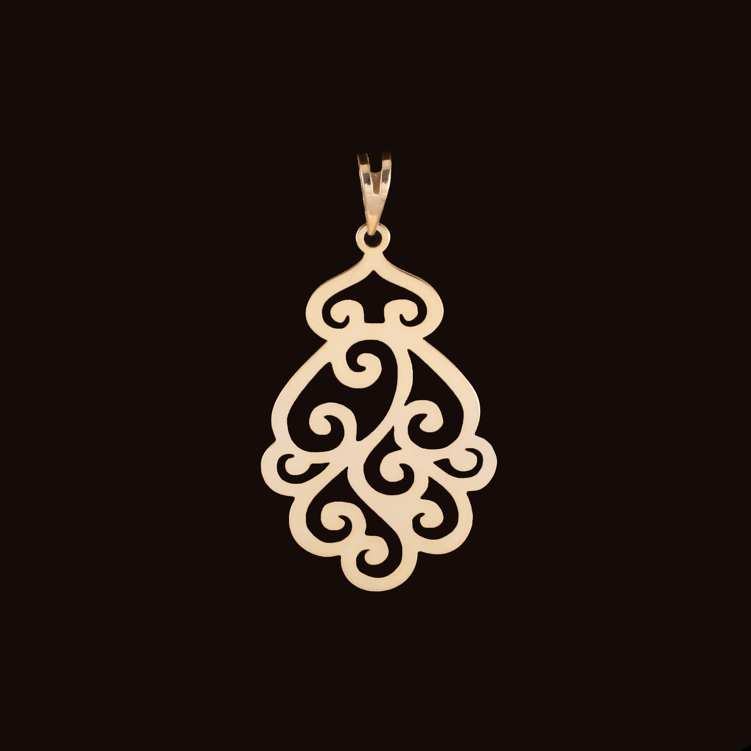 آویز گردنبند طلا 18 عیار زنانه آمانژ کد D10300