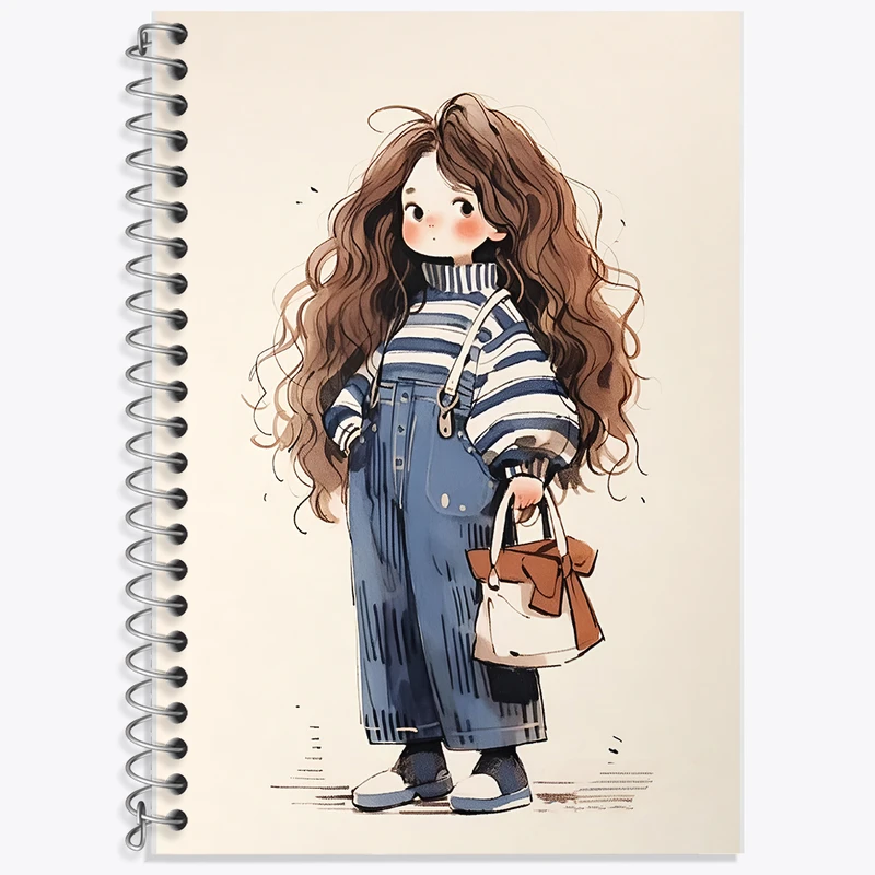 دفتر لغت 50 برگ خندالو طرح دخترانه کد F8239