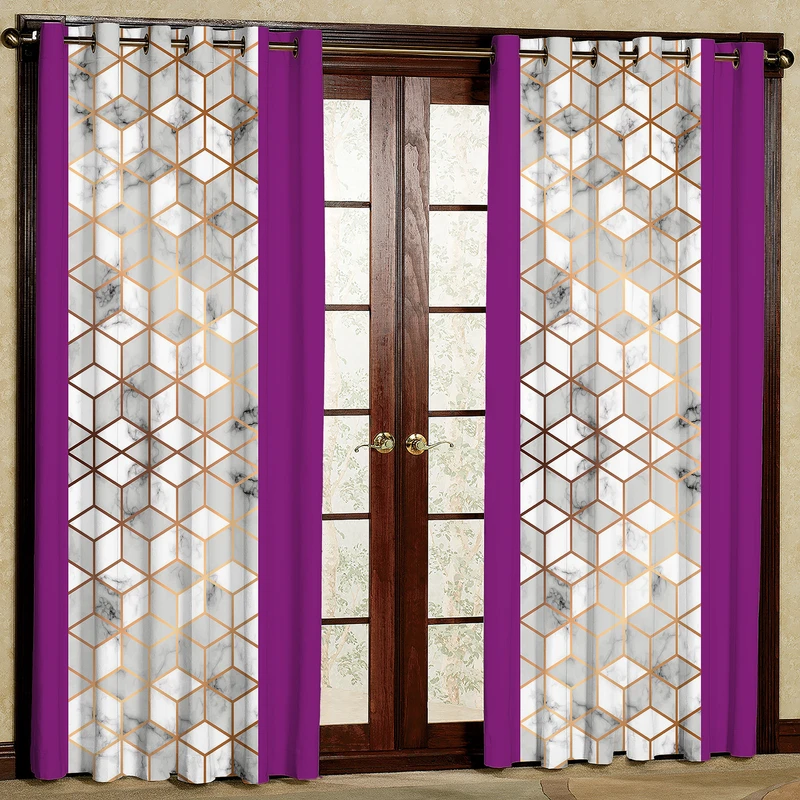 پرده مدل سنگی مخمل پانچی کد 1011 سایز 140x200 سانتی متر