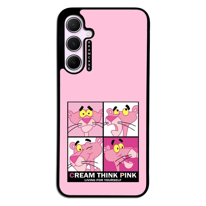 کاور آکام مدل AMC-WSGA35-PINK PANTHER15 مناسب برای گوشی موبایل سامسونگ Galaxy A35