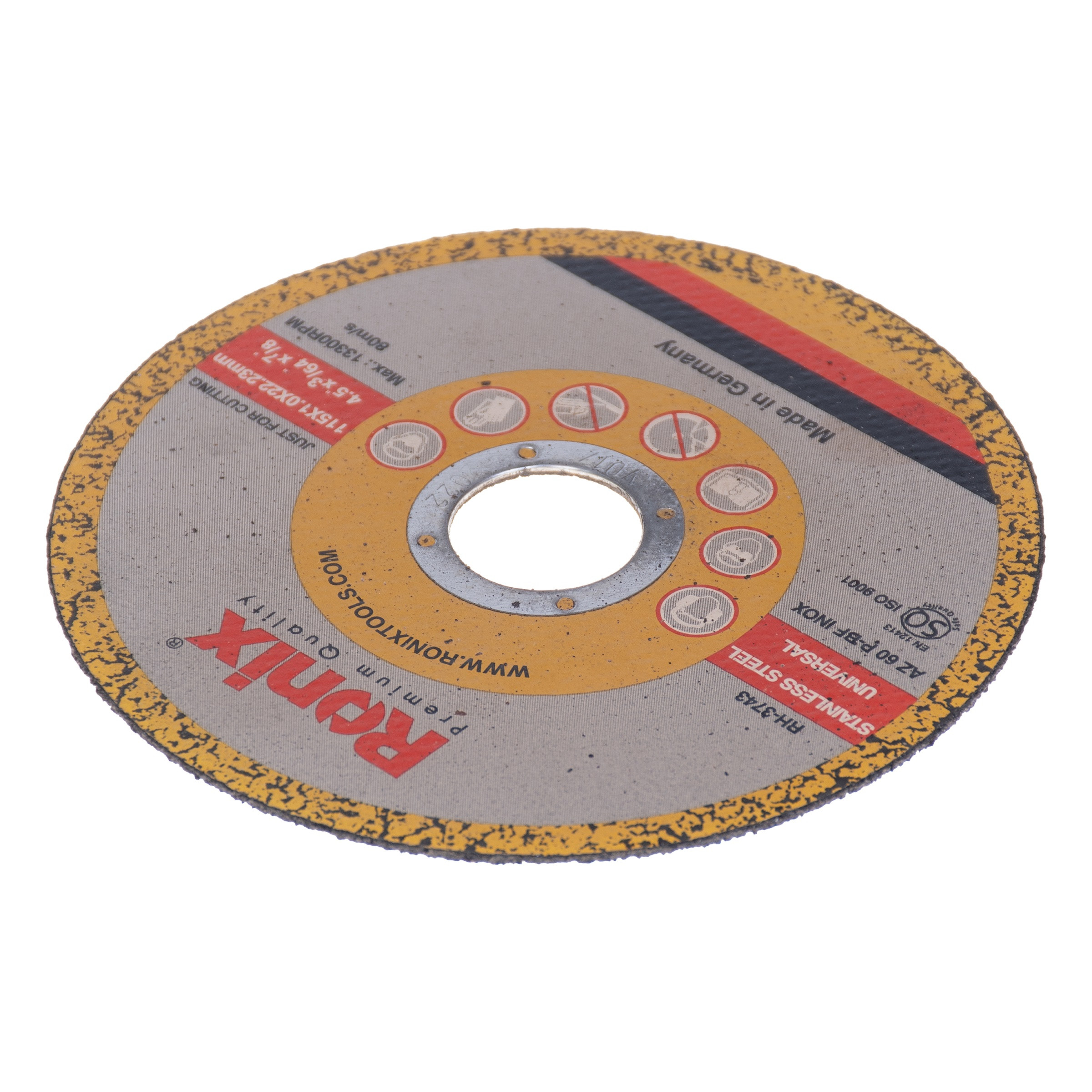 سنگ برش استيل رونيکس مدل RH-3743 سنگ برش استيل رونيکس مدل RH-3743