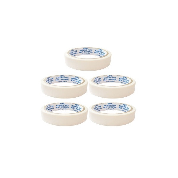 چسب کاغذی آبریل عرض 2 سانتی متر بسته 5 عددی