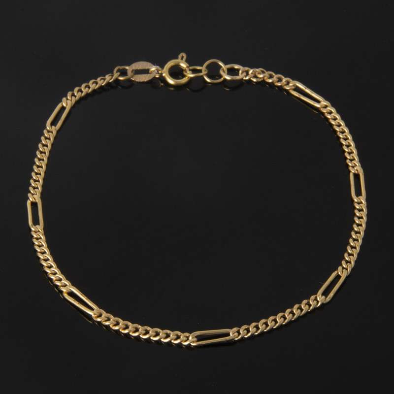 دستبند طلا 18 عیار زنانه الن نار مدل فيگارو 67128